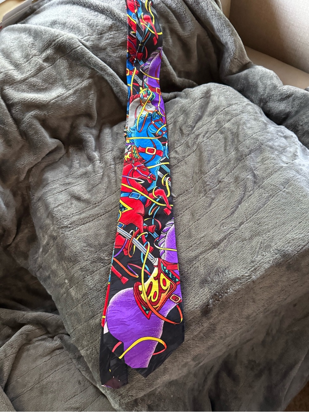 Rush Limbaugh Men's Multicolor Graphic 100% silk